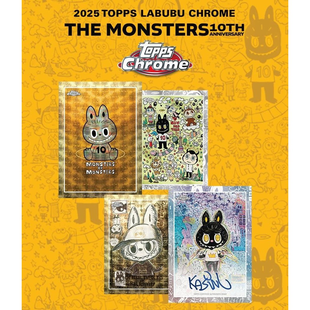 2025 Topps Chrome Labubu 10th Anniversary Box | Steel City