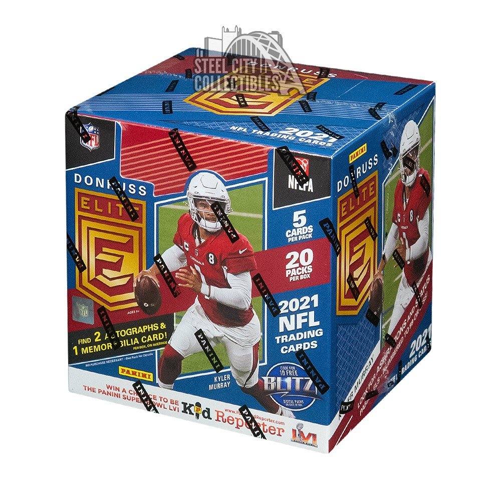 2021 Panini Donruss Elite Football Hobby Box Steel City Collectibles