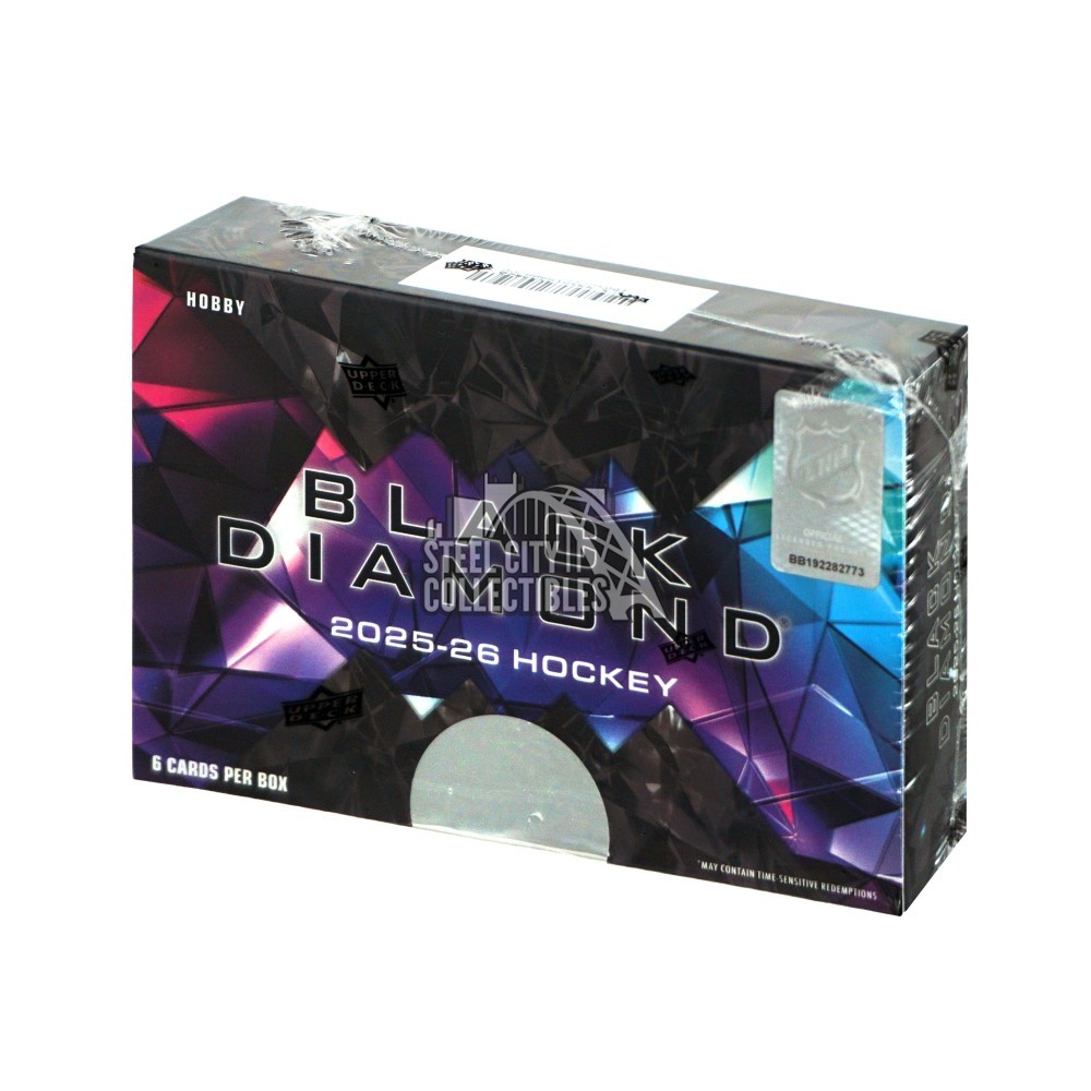 2025-26 Upper Deck Black Diamond Hockey Hobby Box | Steel City