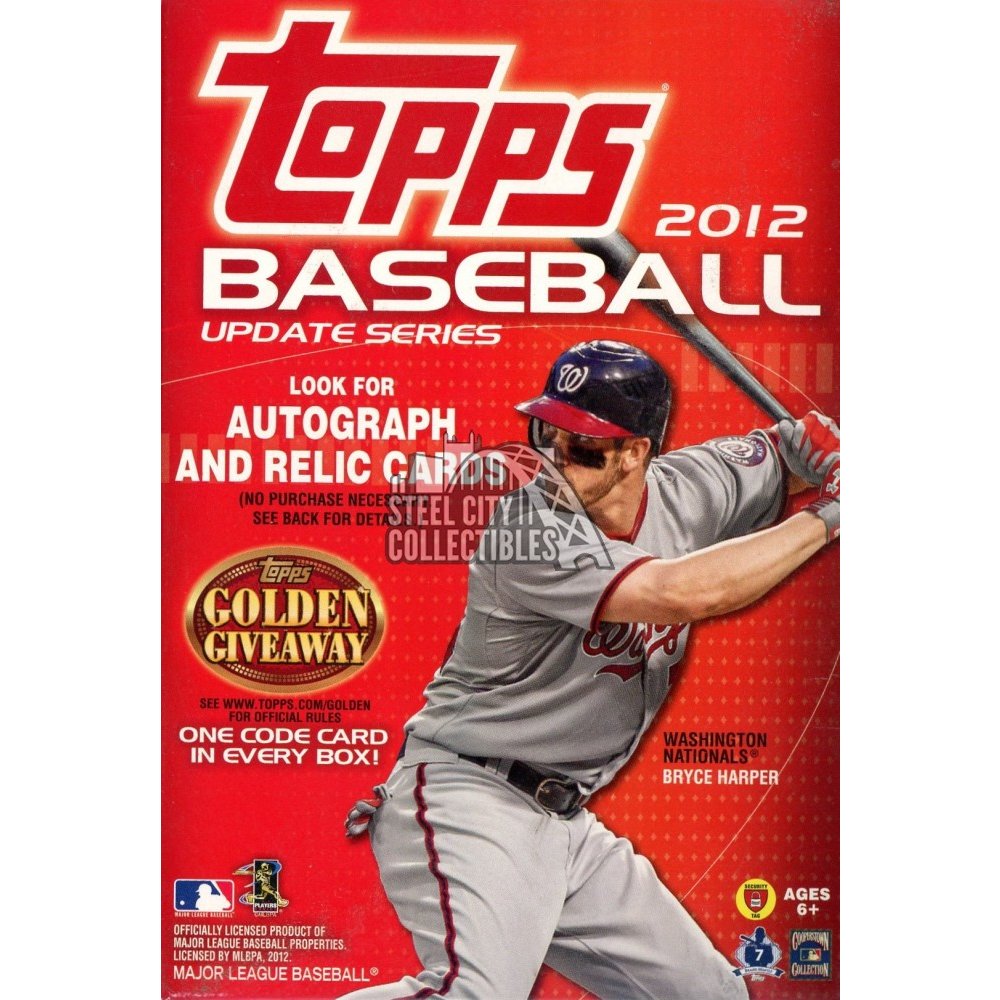 2012 Topps Update Series Baseball Hanger Box
