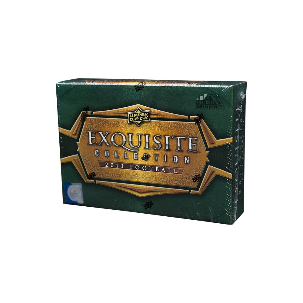 2013 Upper Deck Exquisite Football Hobby Box | Steel City