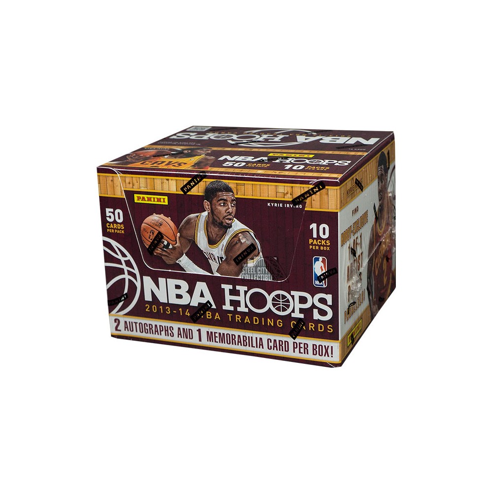 2013-14 Panini NBA Hoops Basketball Hobby Jumbo Box | Steel