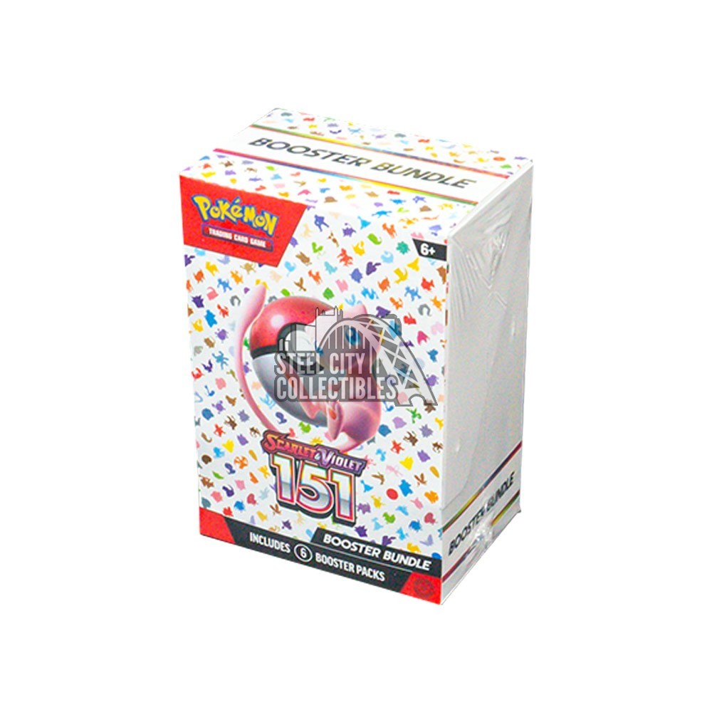 Pokemon Scarlet & Violet 151 Booster Bundle Box 6-Display Case