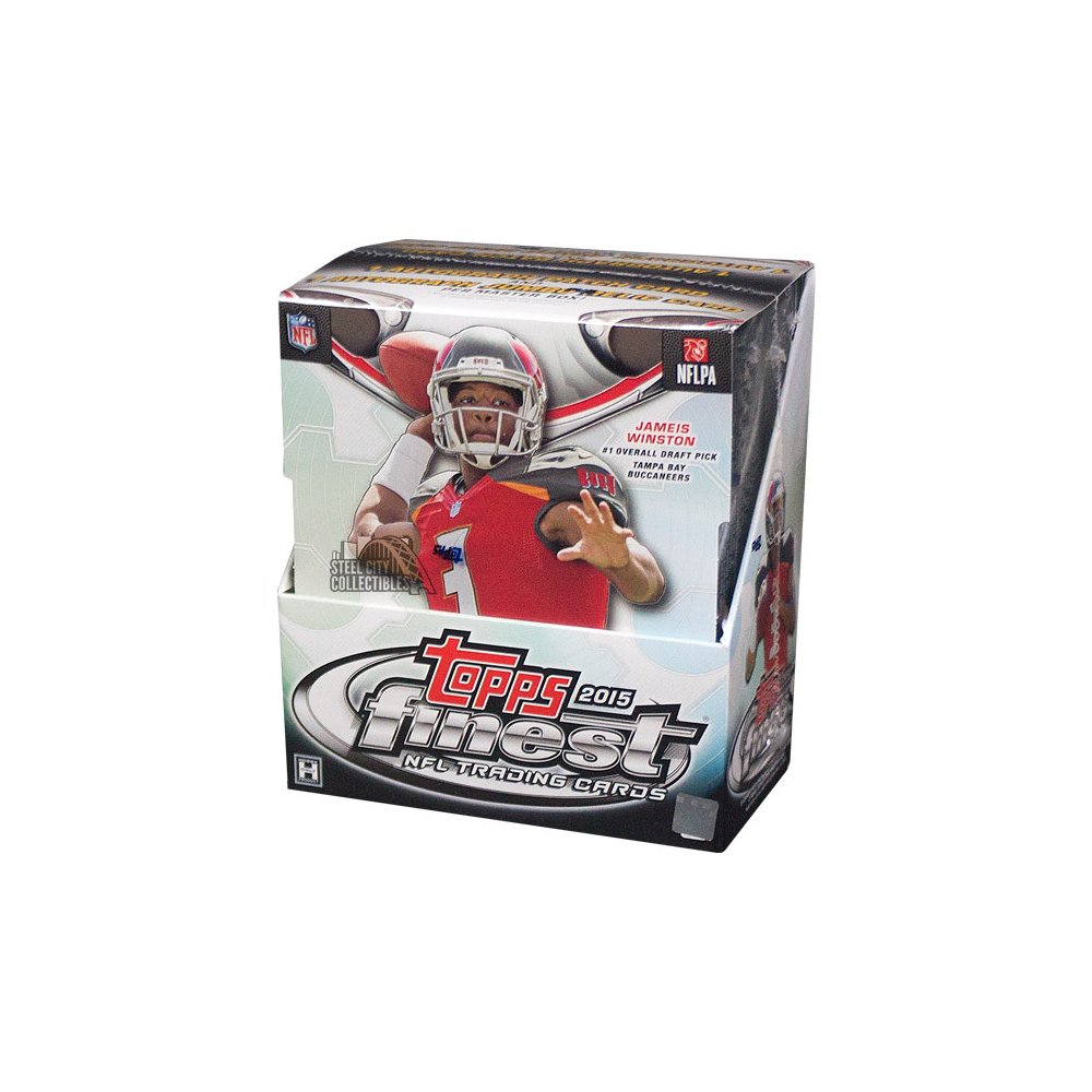 Master Box 2015 Topps Finest Football Cards 