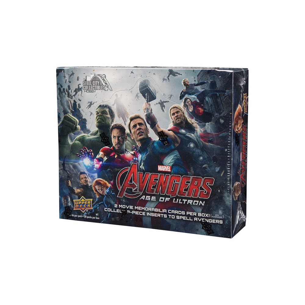 2015 Upper Deck Marvel Avengers 2: Age of Ultron Hobby Box | Steel