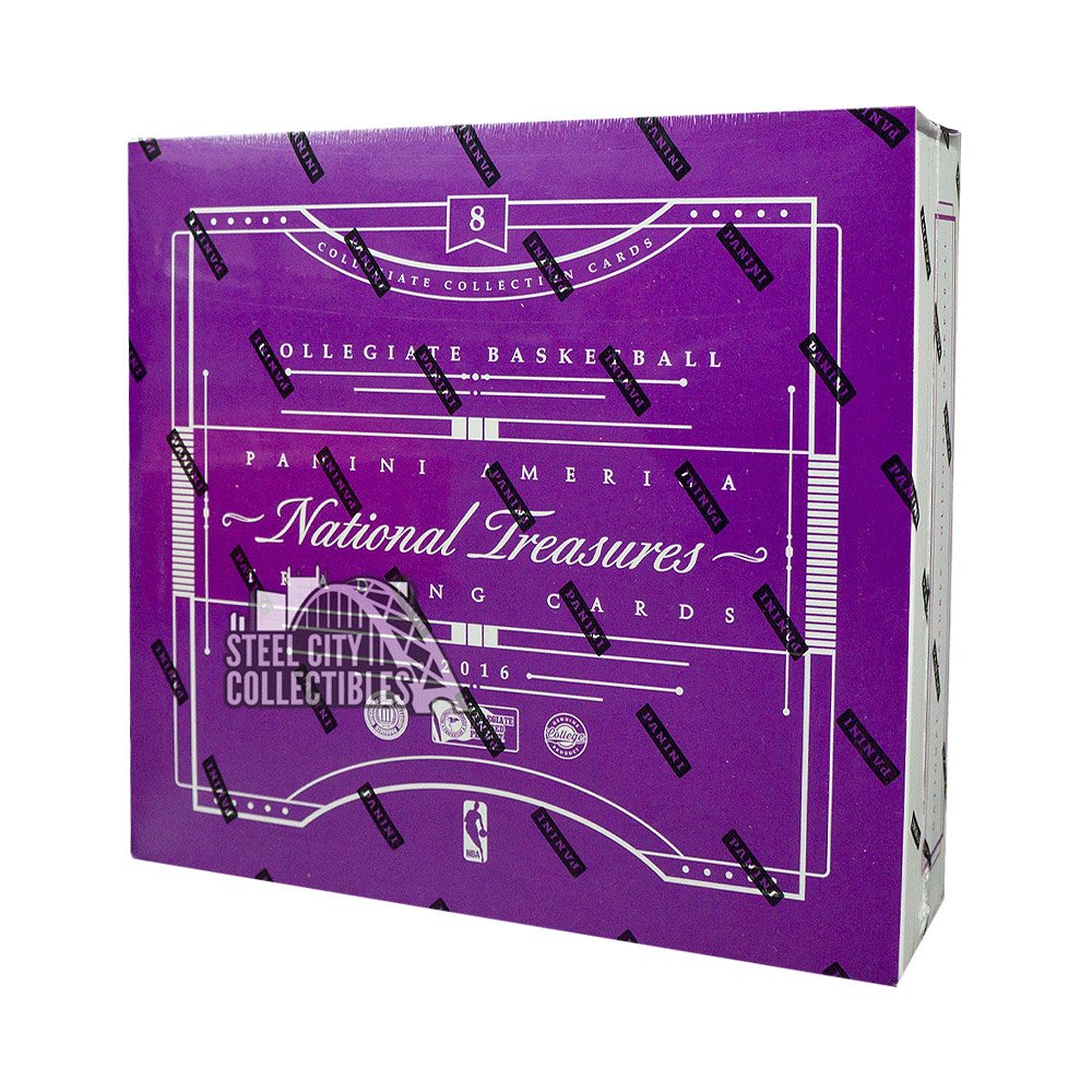 201617 Panini National Treasures Collegiate Basketball Hobby Box Steel City Collectibles