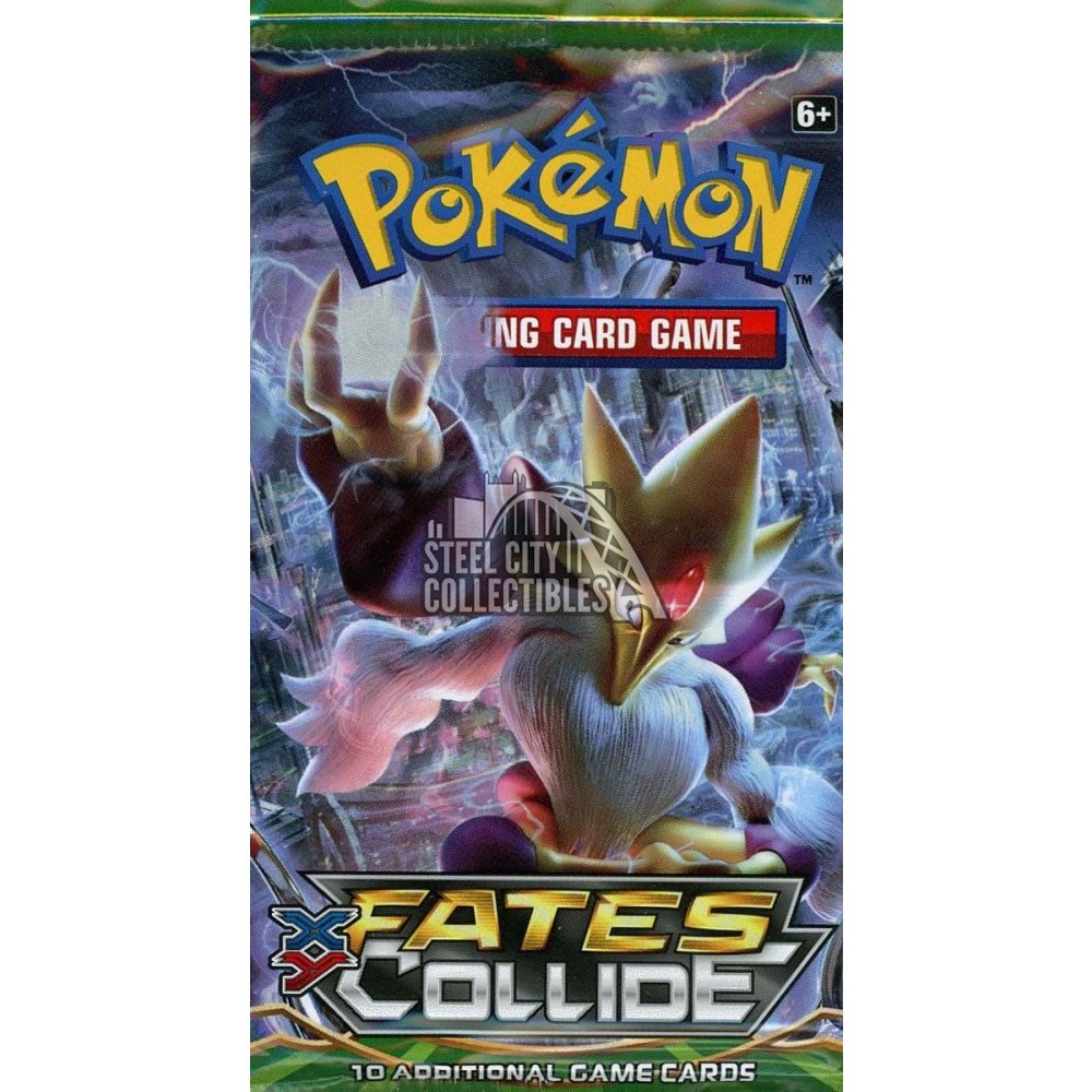 x1 Pokemon XY Fates Collide Booster Pack Sealed & Genuine 