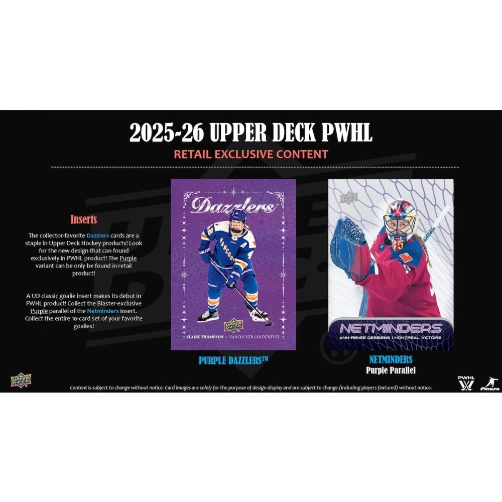 2026 Upper Deck PWHL Hockey Blaster 20-Box Case | Steel City