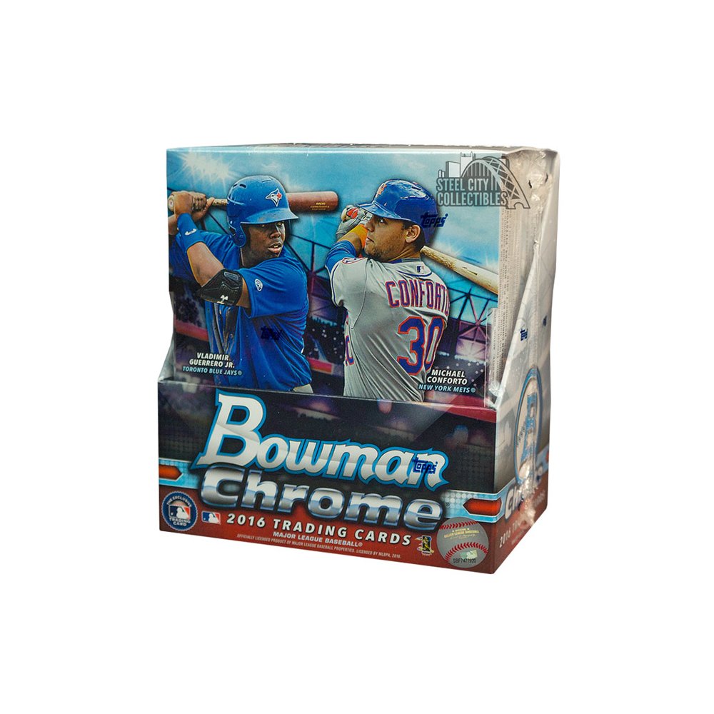 2016 Bowman Chrome Baseball Hobby 12-Box Case | Steel City