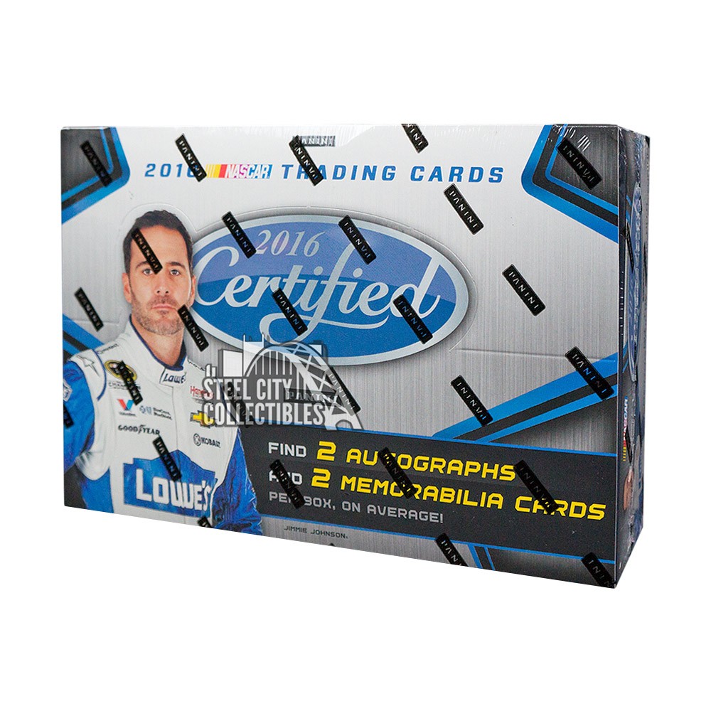 2016 Panini Certified Nascar Racing Hobby Box Steel City Collectibles