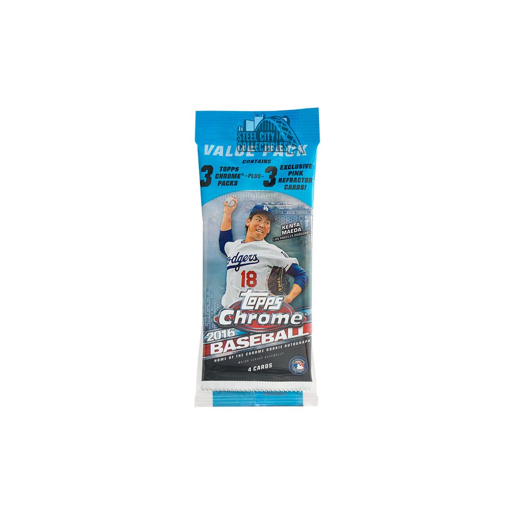 2016 Topps Chrome Baseball Value Pack | Steel City Collectibles