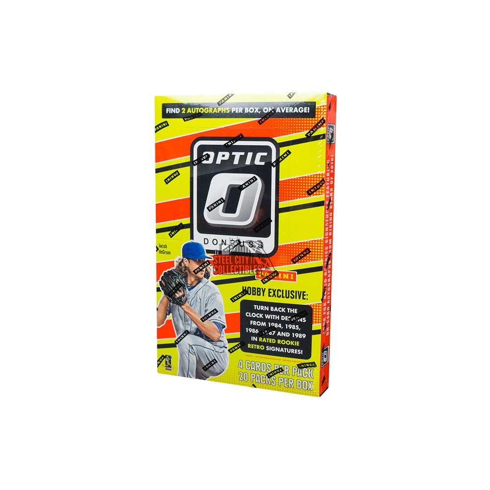 2016 Panini Donruss Optic Baseball Hobby Box Steel City Collectibles