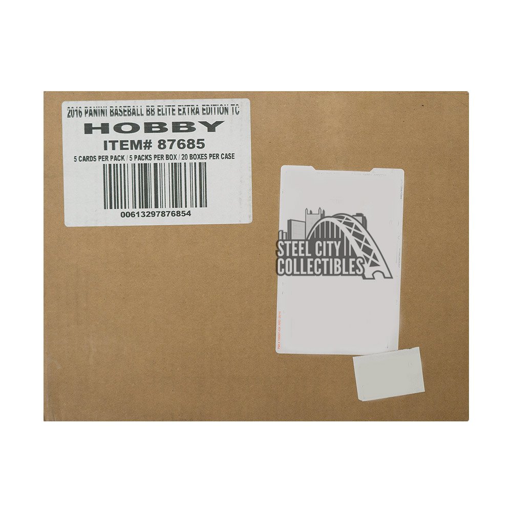 16 Panini Elite Extra Edition Baseball Hobby Box Case Steel City Collectibles 16 Panini Elite Extra Edition Baseball Hobby Box Case Steel City Collectibles