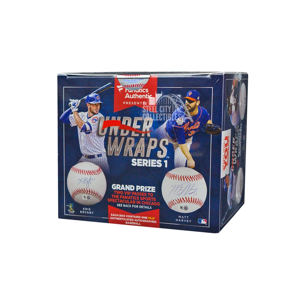 2016 Fanatics Under Wraps Autographed Baseball Hobby Box Steel City