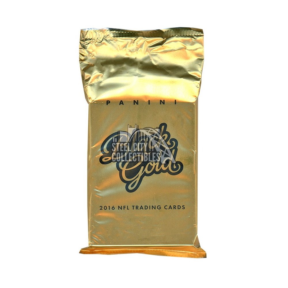 16 Panini Black Gold Football Hobby Pack Steel City Collectibles 16 Panini Black Gold Football Hobby Pack Steel City Collectibles