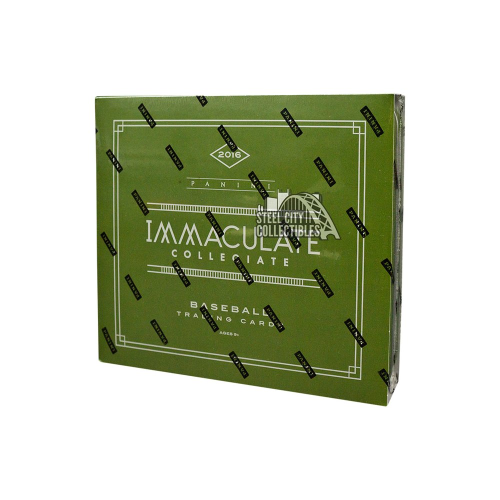 2016 Panini Immaculate Collegiate Baseball Hobby Box Steel City