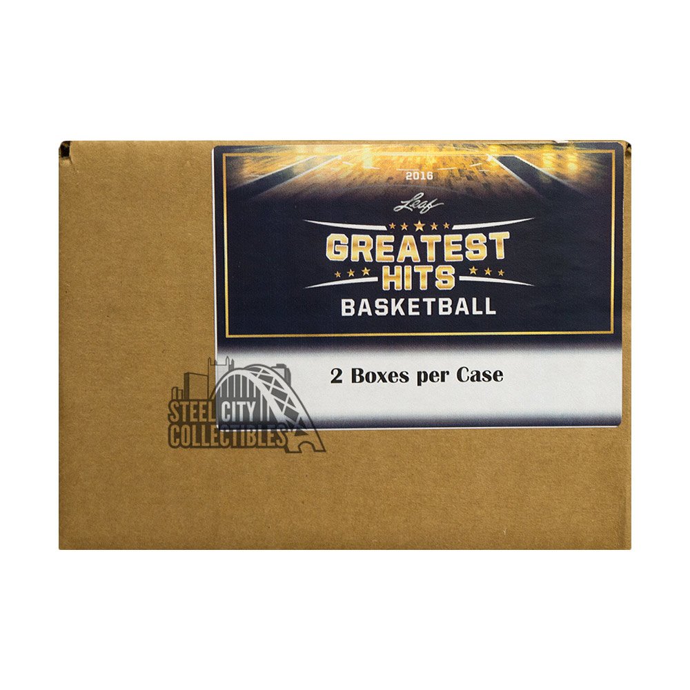 2016 Leaf Greatest Hits Basketball Hobby 2Box Case Steel City