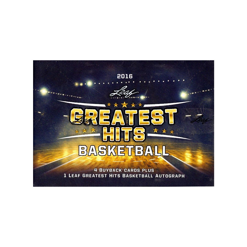 2016 Leaf Greatest Hits Basketball Hobby Box Steel City Collectibles