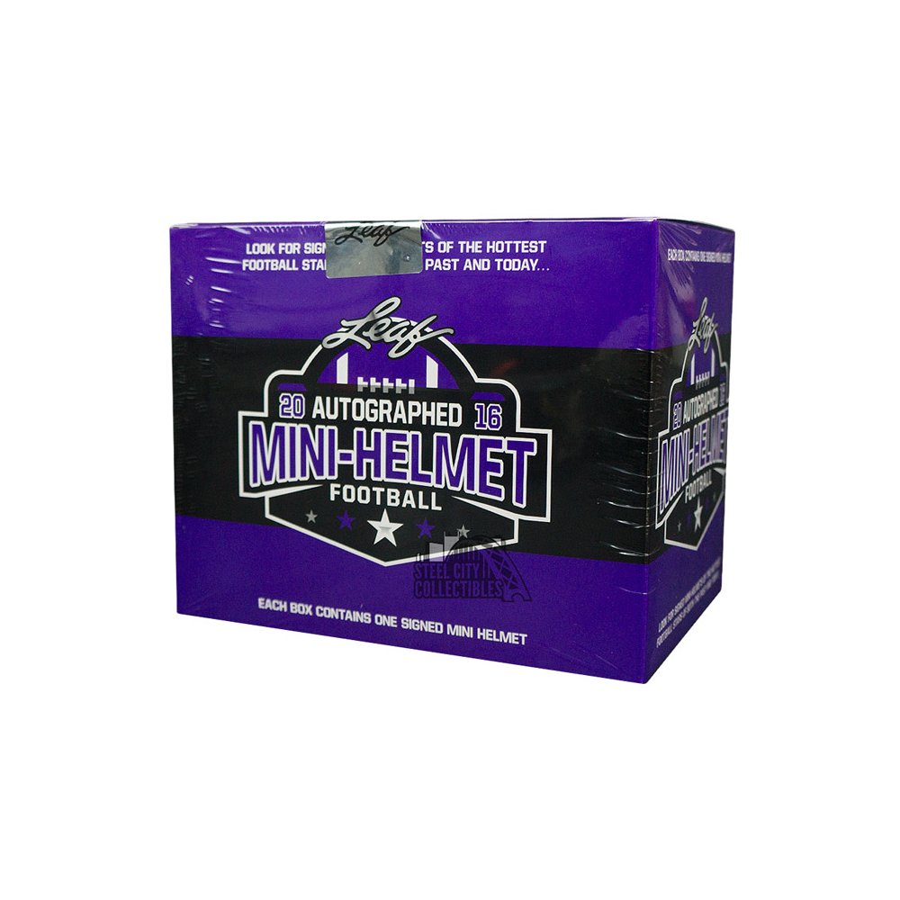 2016 Leaf Autographed Mini Helmet Edition Hobby Box Steel City