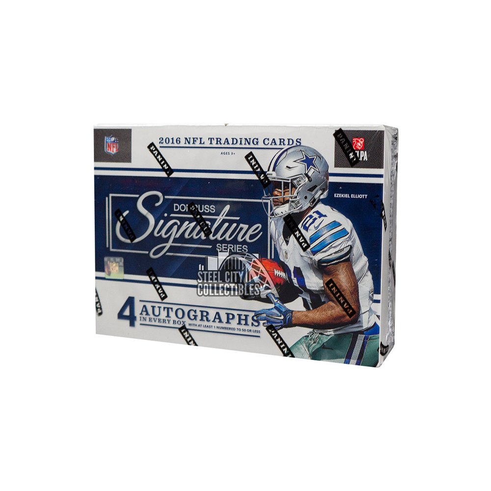 2016 Panini Donruss Football Factory Sealed Hanger Box – 50 Cards – NFL Exclusive