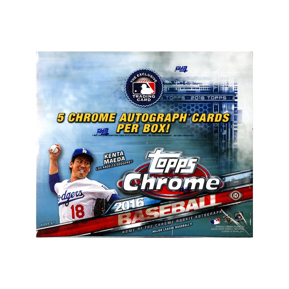2016 Topps Chrome Baseball Hobby Jumbo HTA Box | Steel City