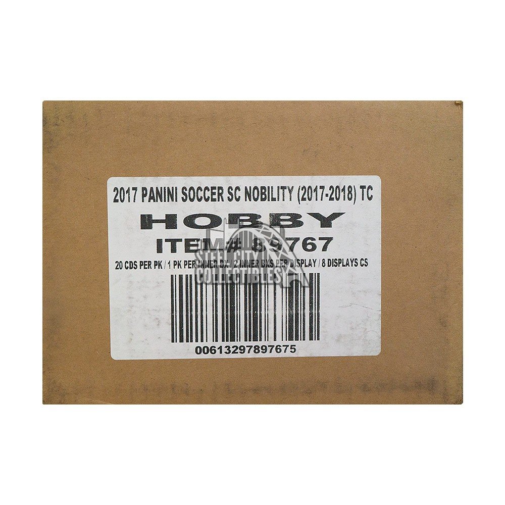 2017-18 Panini Nobility Soccer Hobby 8-Box Case | Steel City