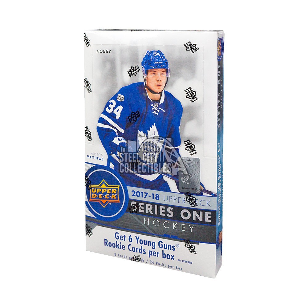 201718 Upper Deck Series 1 Hockey Hobby Box Steel City Collectibles