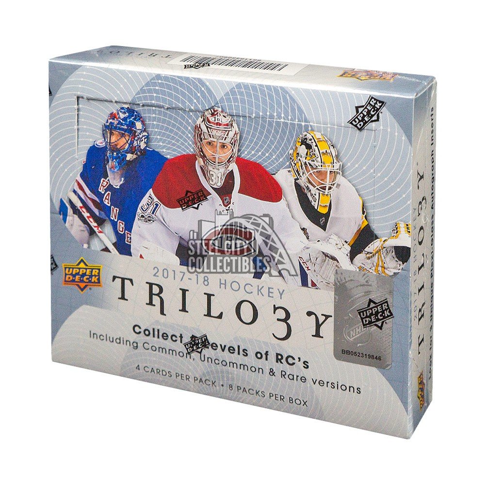 201718 Upper Deck Trilogy Hockey Hobby Box Steel City Collectibles