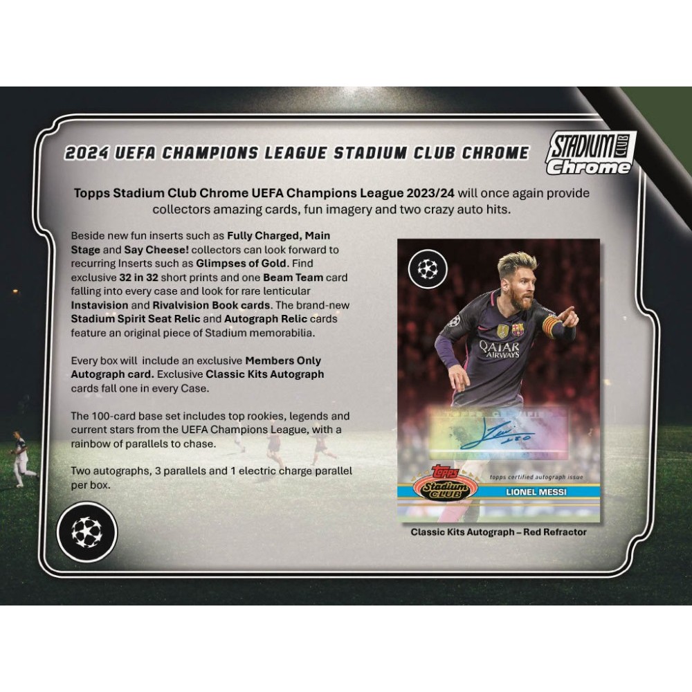 その他 Topps UEFA Stadium Club Chrome Giant Box 2022-23 Topps UEFA Stadium Club Chrome® - Giant Box