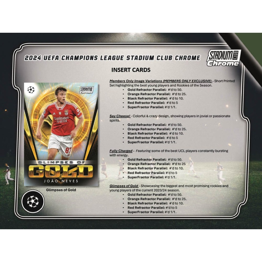 2023-24 Topps Stadium Club Chrome UEFA Club Competitions