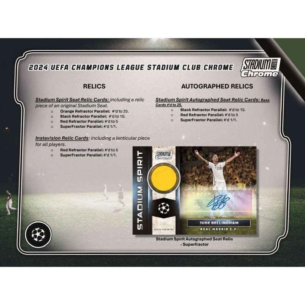 2023-24 Topps Stadium Club Chrome UEFA Club Competitions