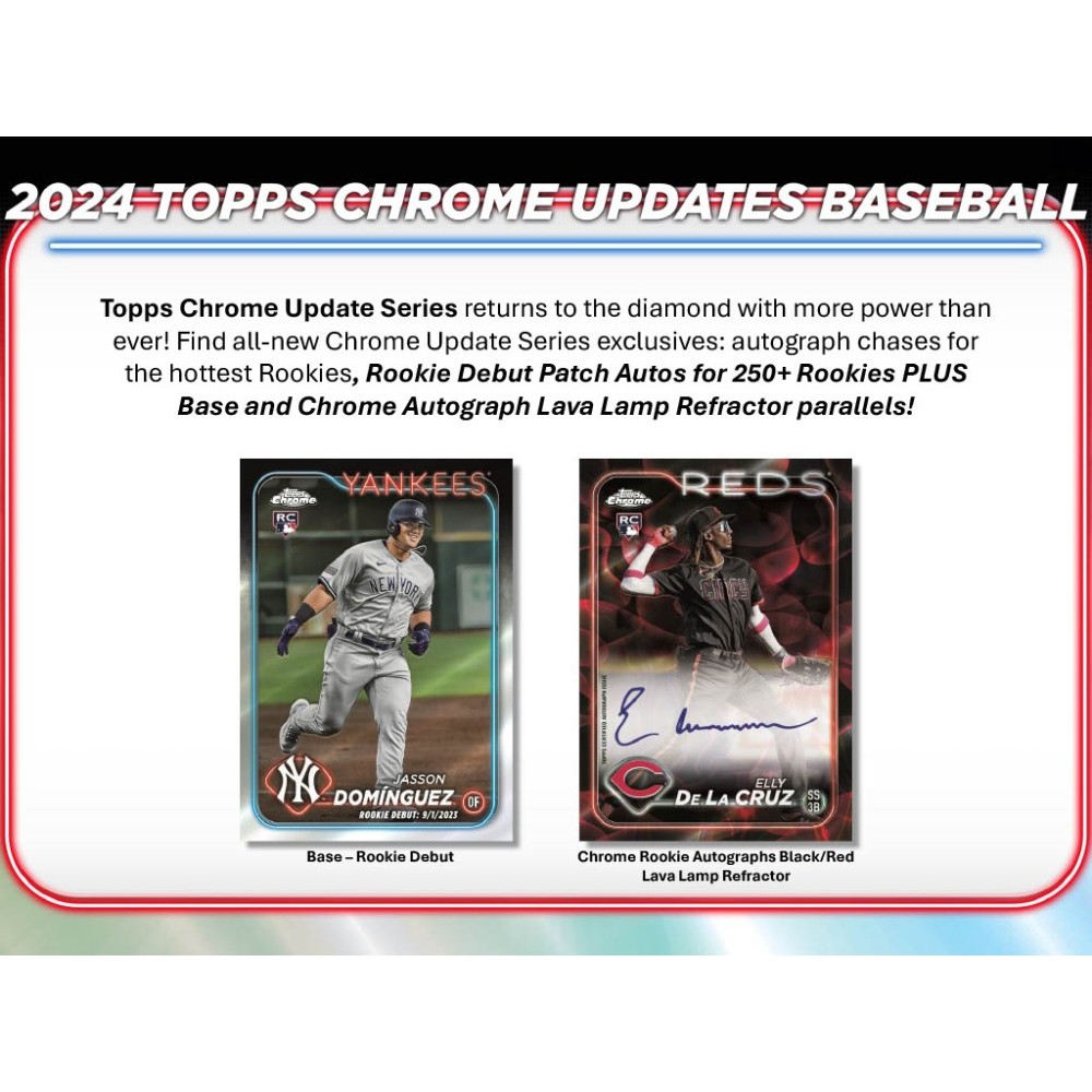 2024 Topps Chrome Update Series Baseball Mega Box | Steel