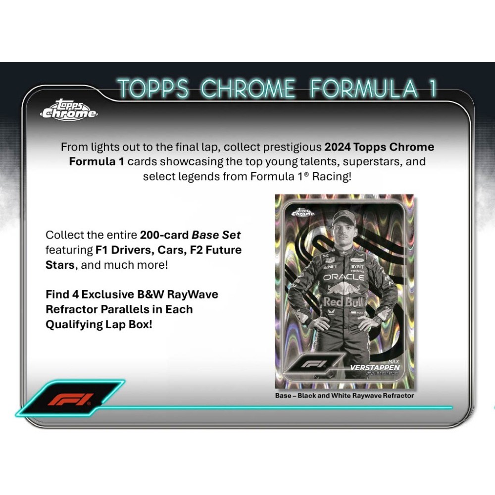 2024 Topps Chrome Formula 1 F1 Racing Qualifying Lap 20-Box