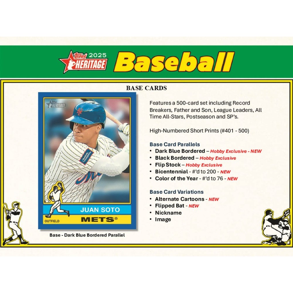 2025 Topps Heritage Baseball Hobby 12-Box Case | Steel City