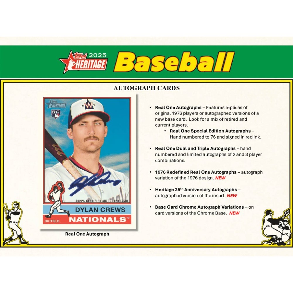 2025 Topps Heritage Baseball Hobby Box | Steel City Collectibles