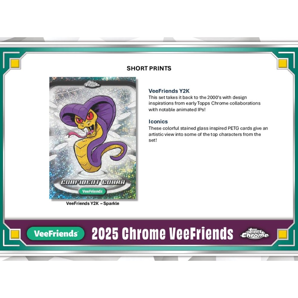 2025 Topps VeeFriends Chrome Hobby Pack | Steel City