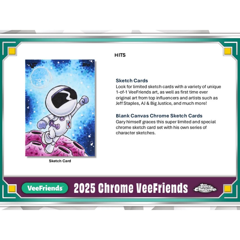 その他 Veefriends PSA Limted/55 VEEFRIENDS CHROME HOBBY BOX (TOPPS 2025) | eBay