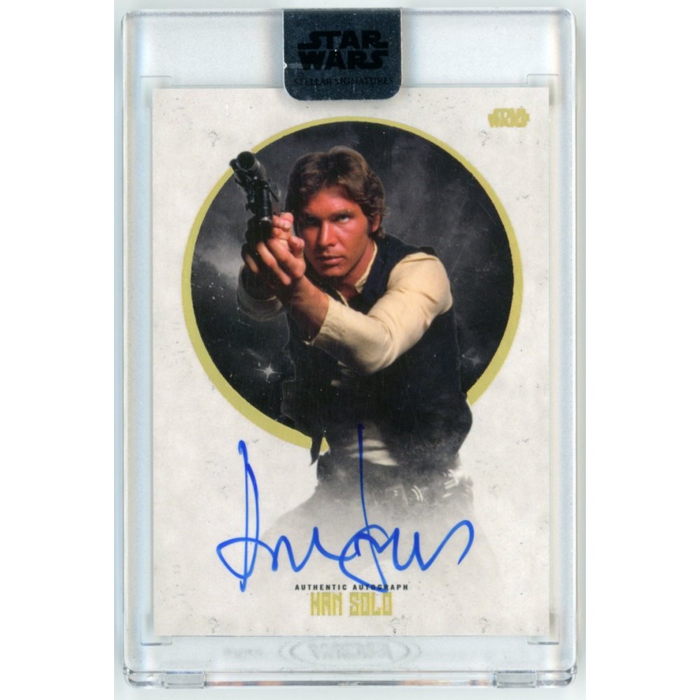 Harrison Ford as Han Solo 2017 Topps Star Wars Stellar Signatures
