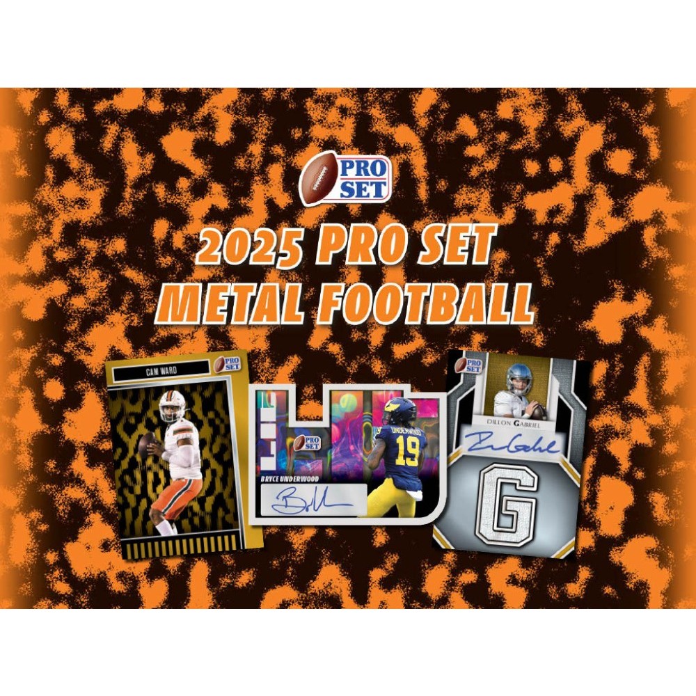 2025 Pro Set Metal Football Super Box | Steel City Collectibles