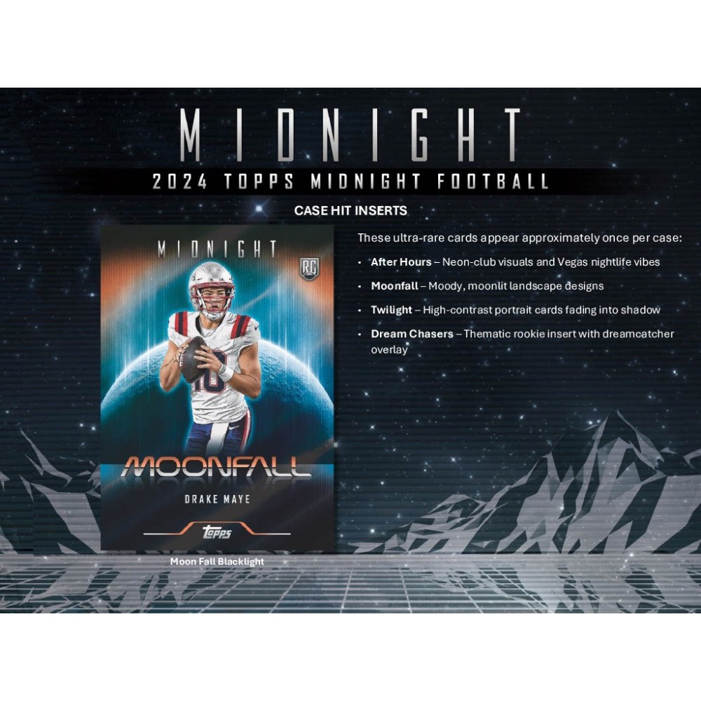2024 Topps Midnight Football Hobby Box | Steel City Collectibles