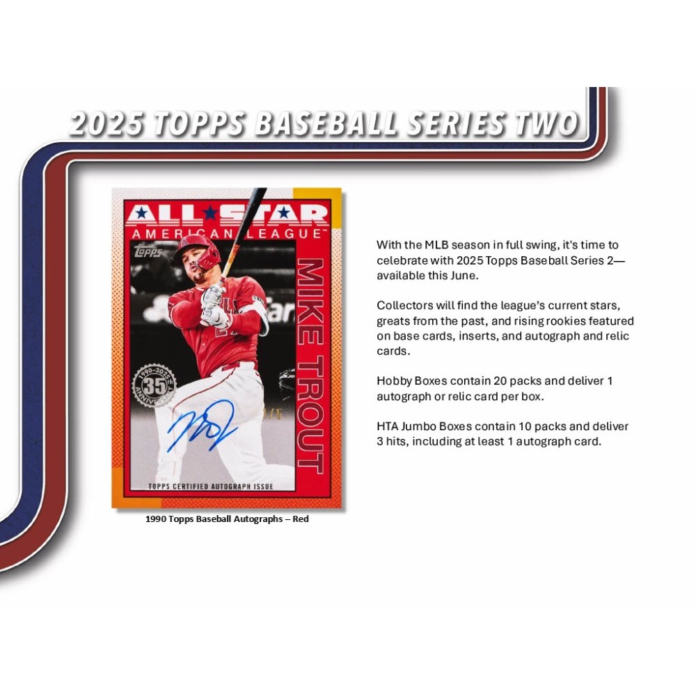 2025 Topps Series 2 Baseball Hobby Jumbo Box | Steel City Collectibles