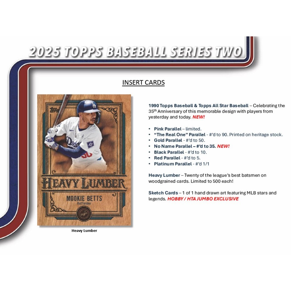 2025 Topps Series 2 Baseball Hobby Jumbo Box | Steel City