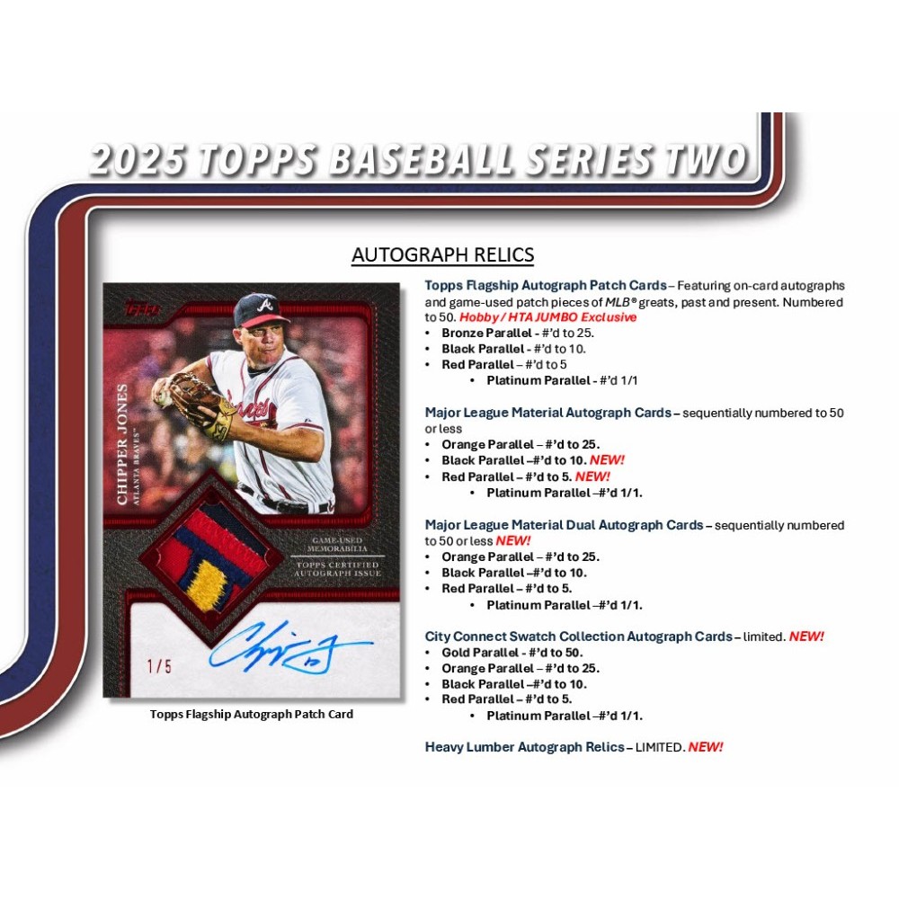 2025 Topps Series 2 Baseball Hobby Jumbo Box | Steel City Collectibles
