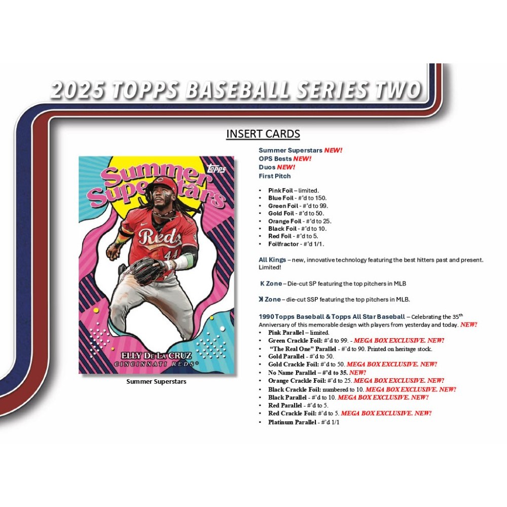2025 Topps Series 2 Baseball Blaster 40-Box Case | Steel
