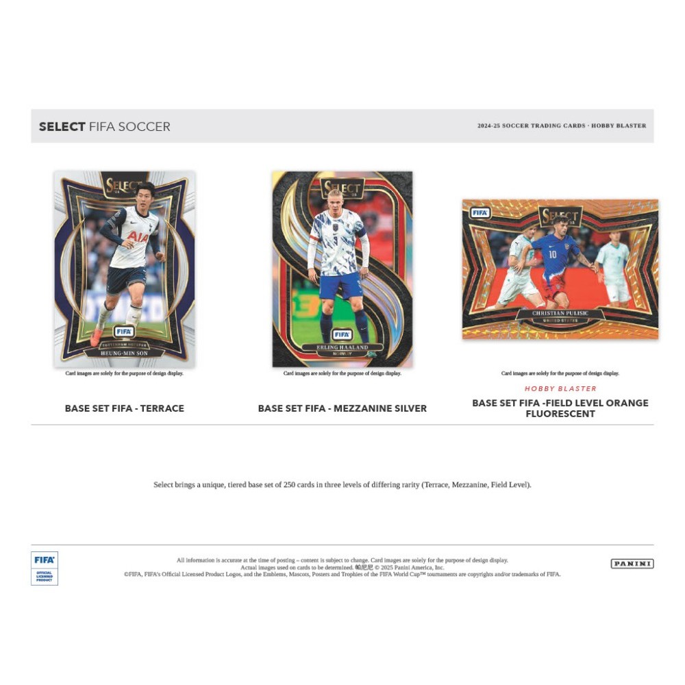 2024-25 Panini Select FIFA Soccer Hobby Blaster Box | Steel
