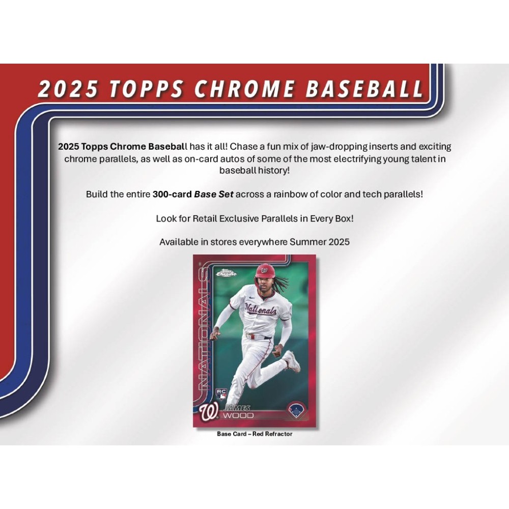 2025 Topps Chrome Baseball Mega Box | Steel City Collectibles