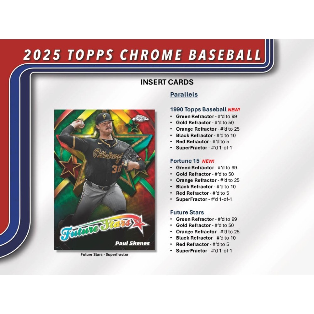 2025 Topps Chrome Baseball Mega 20-Box Case | Steel City Collectibles