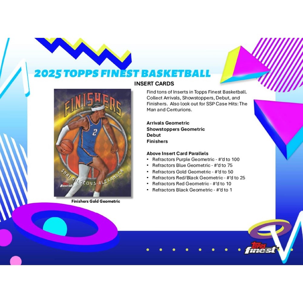 2024-25 Topps Finest Basketball Breaker's Delight Box