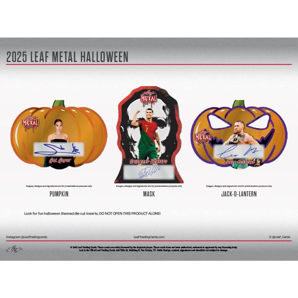 ★ハロウィンリース／他／計⑤点★2025★ 2025 Leaf Metal Halloween Hobby Box | Steel City Collectibles