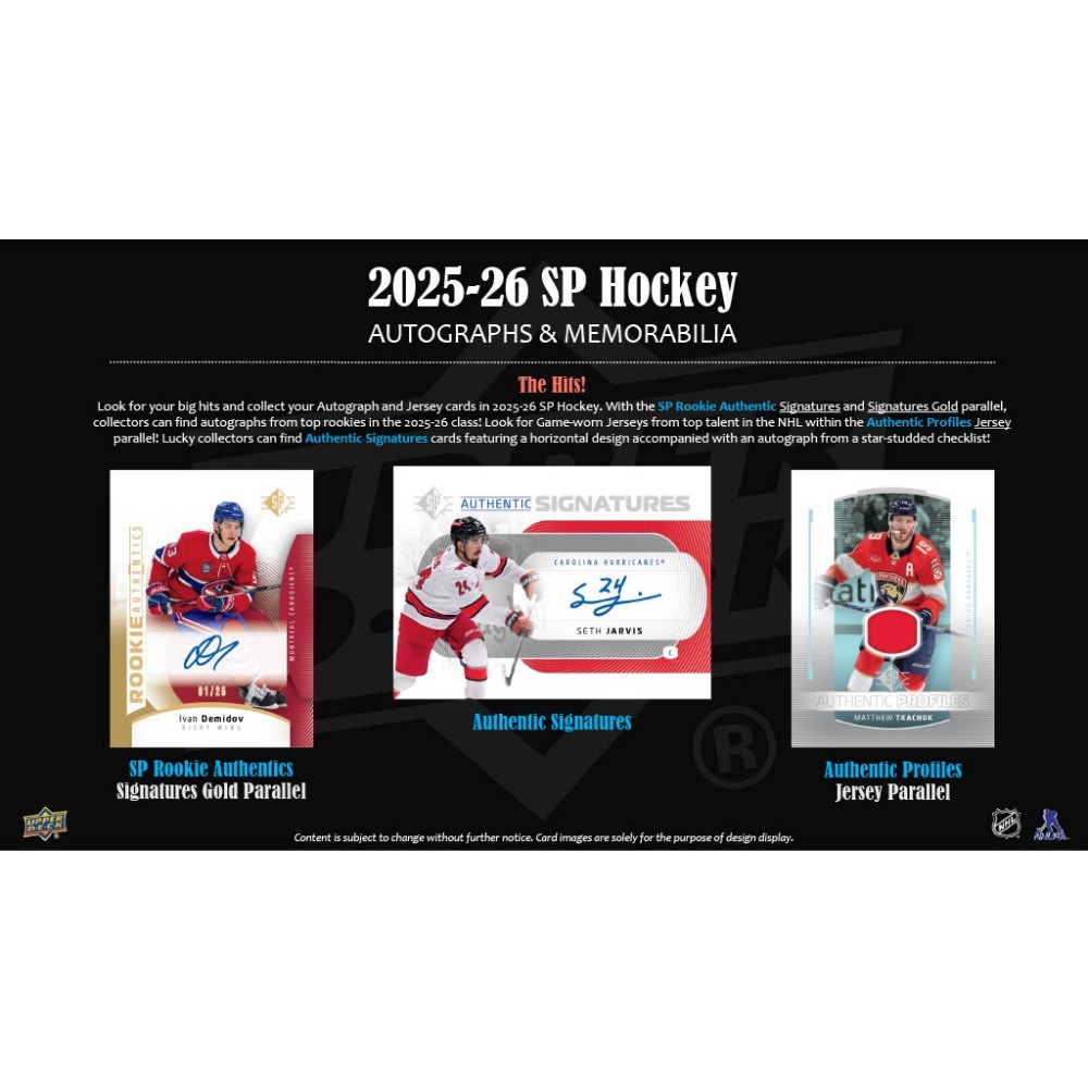 2025-26 Upper Deck SP Hockey Blaster 20-Box Case | Steel